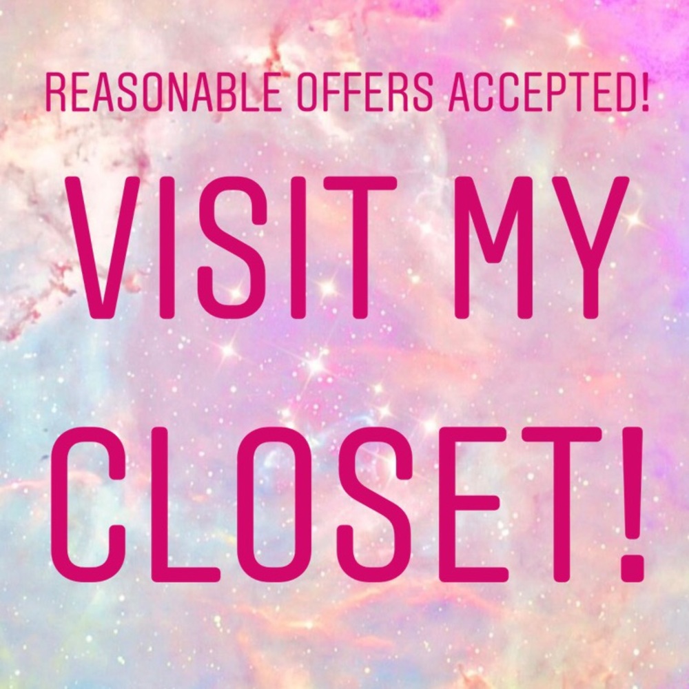 I am open to reasonable offers!
